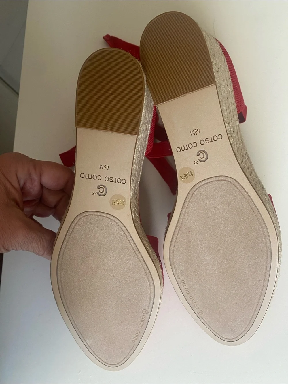 NWOB Corso Como Ankle Tie Espadrilles Size 8.5
